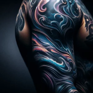 Abstract style Sleeve Tattoo 12
