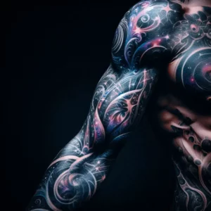 Abstract style Sleeve Tattoo 14
