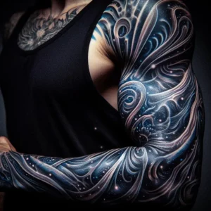 Abstract style Sleeve Tattoo 5