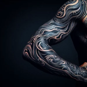 Abstract style Sleeve Tattoo 8