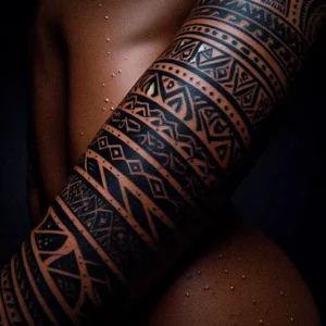 African Tribal tattoo design for women6