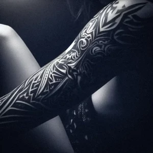 Animal Tribal tattoo design for women12