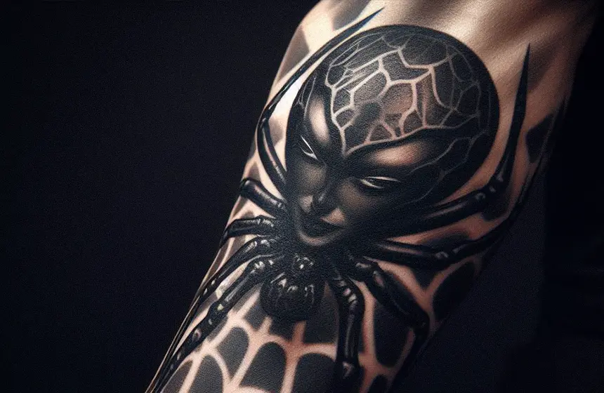 Black Widow Tattoo