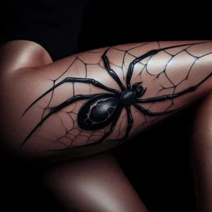 Black widow Tattoo9