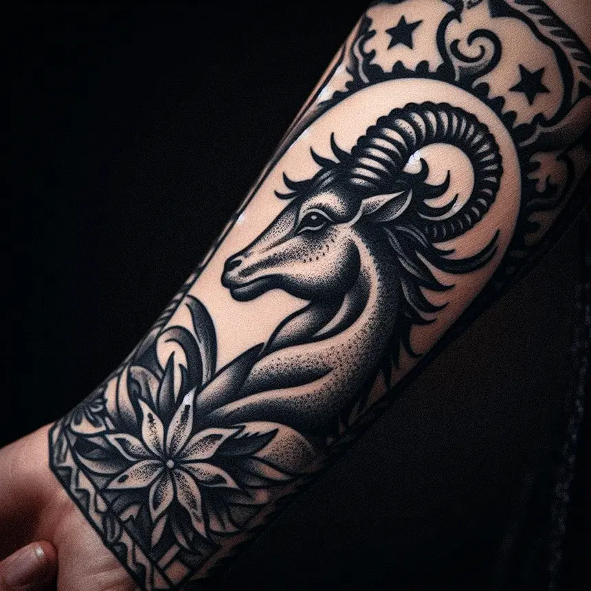 Capricorn tattoo 19