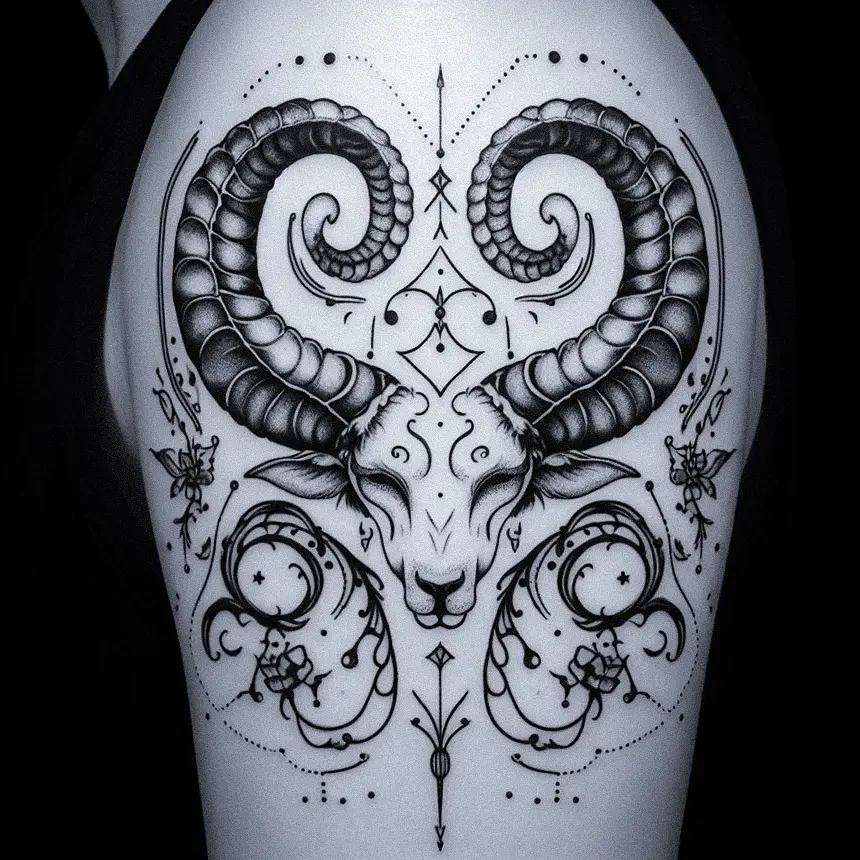 Capricorn tattoo 36