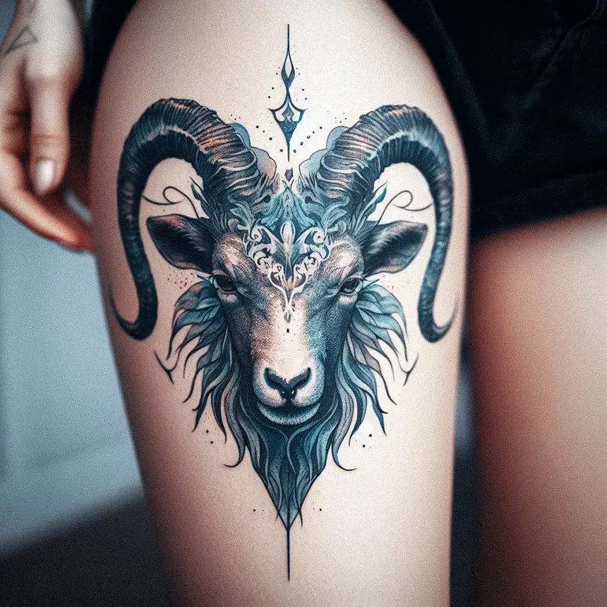 Capricorn tattoo 56