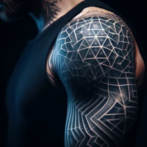 Geometric Sleeve Tattoo14