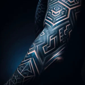 Geometric Sleeve Tattoo16