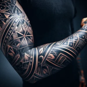 Geometric Sleeve Tattoo17