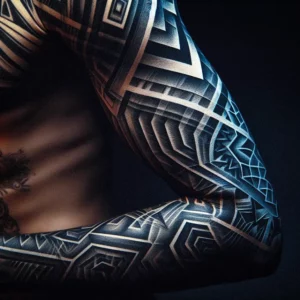 Geometric Sleeve Tattoo2