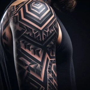 Geometric Sleeve Tattoo21