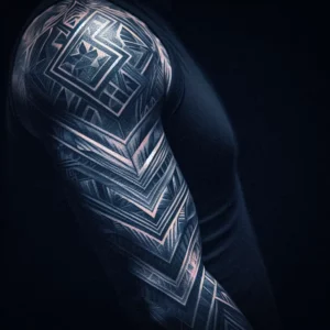Geometric Sleeve Tattoo22