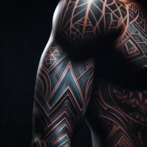 Geometric Sleeve Tattoo29