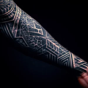Geometric Sleeve Tattoo3