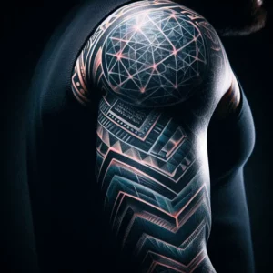 Geometric Sleeve Tattoo30
