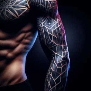 Geometric Sleeve Tattoo31
