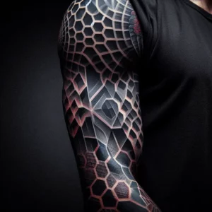 Geometric Sleeve Tattoo33