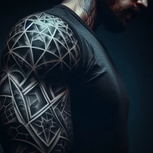 Geometric Sleeve Tattoo37