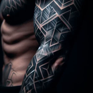 Geometric Sleeve Tattoo39