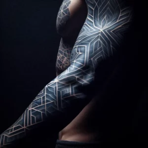 Geometric Sleeve Tattoo9