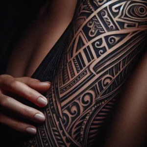 Haida Tribal tattoo design for women1