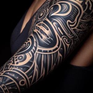 Haida Tribal tattoo design for women10