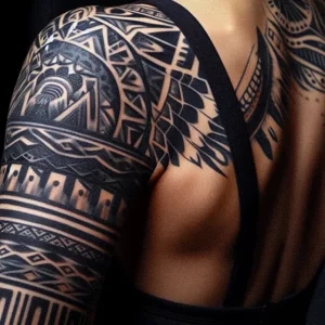 Haida Tribal tattoo design for women2