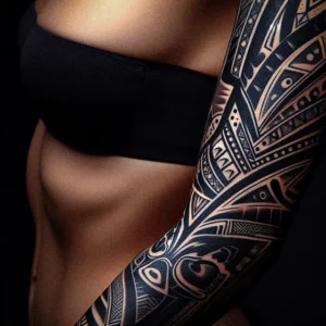 Haida Tribal tattoo design for women5
