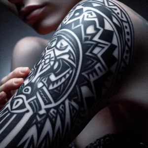 Haida Tribal tattoo design for women6
