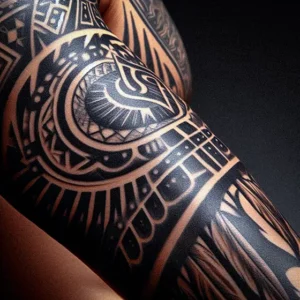 Haida Tribal tattoo design for women8