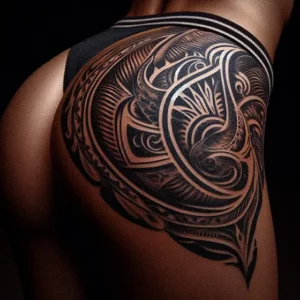 Hip Tribal tattoo design for women3