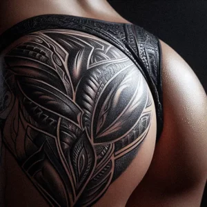Hip Tribal tattoo design for women7