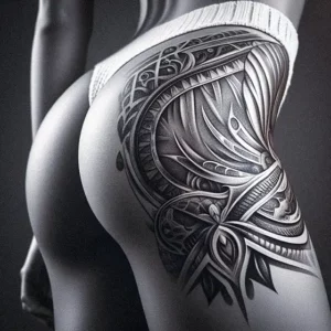 Hip Tribal tattoo design for women8