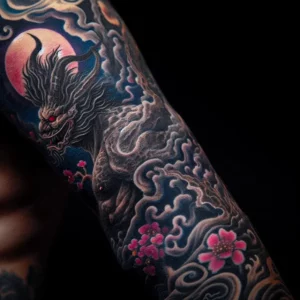 Japanese Style Sleeve Tattoo 18