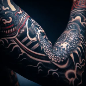 Japanese Style Sleeve Tattoo 20
