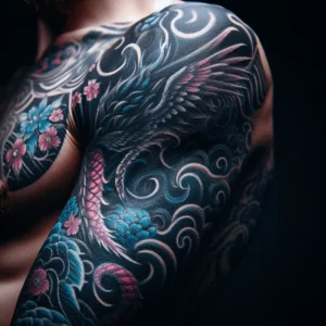 Japanese Style Sleeve Tattoo 3