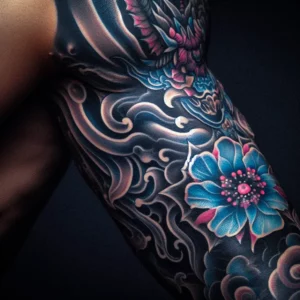 Japanese Style Sleeve Tattoo 4