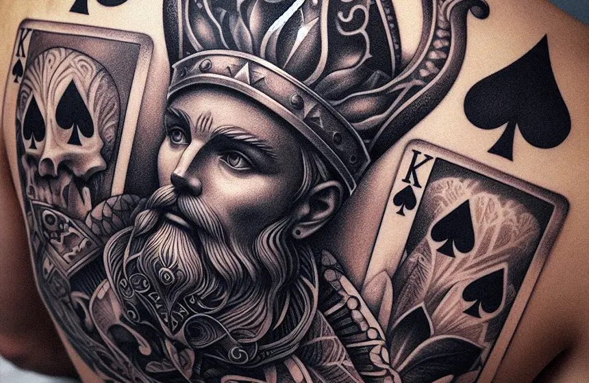 King of Spades Tattoo 2