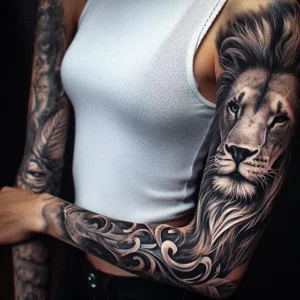 Lion tattoo design1