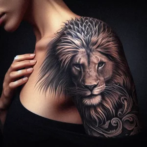 Lion tattoo design11