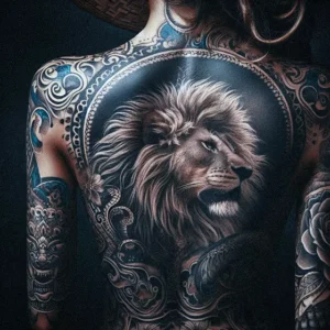 Lion tattoo design26
