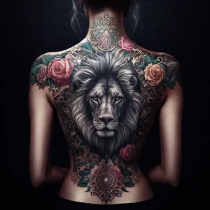 Lion tattoo design34