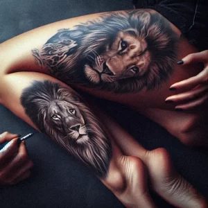 Lion tattoo design35