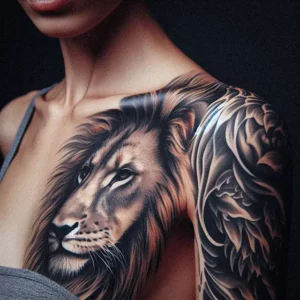 Lion tattoo design38