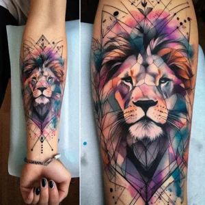 Lion tattoo design39