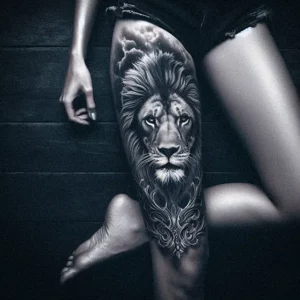 Lion tattoo design40