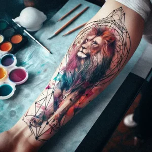 Lion tattoo design43