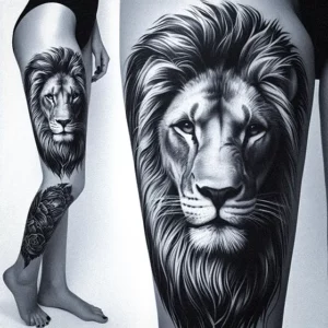 Lion tattoo design63