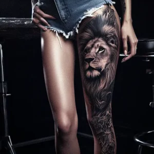 Lion tattoo design70